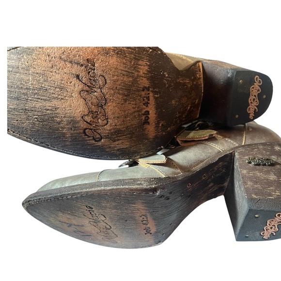 MISS MACIE . Stylish Women's Metallic Buckle Ankle Boots - Picture 5 of 5